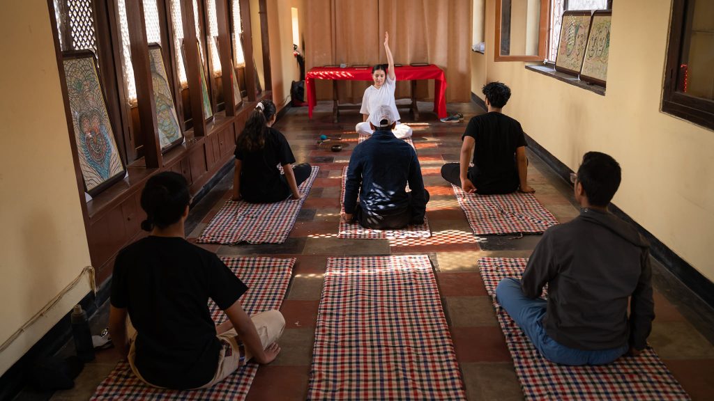 yoga sessions at chidakash