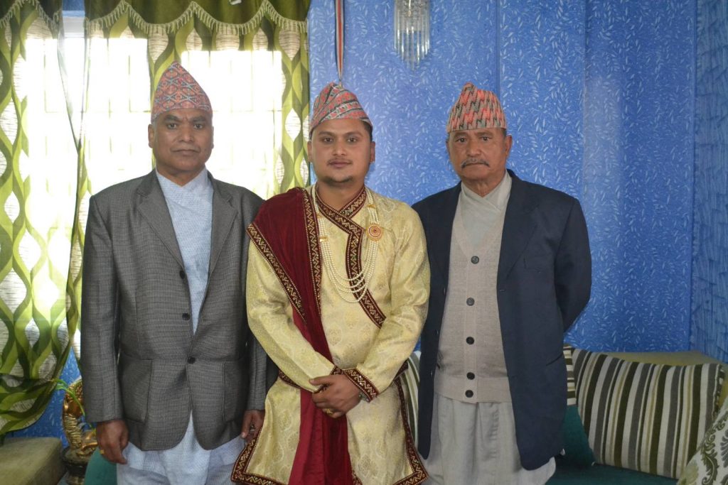 Male Wedding Dress in Nepal