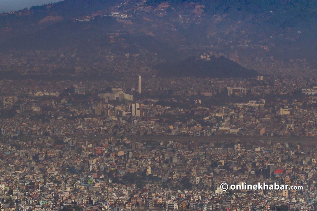 File: A recent view of the Kathmandu valley