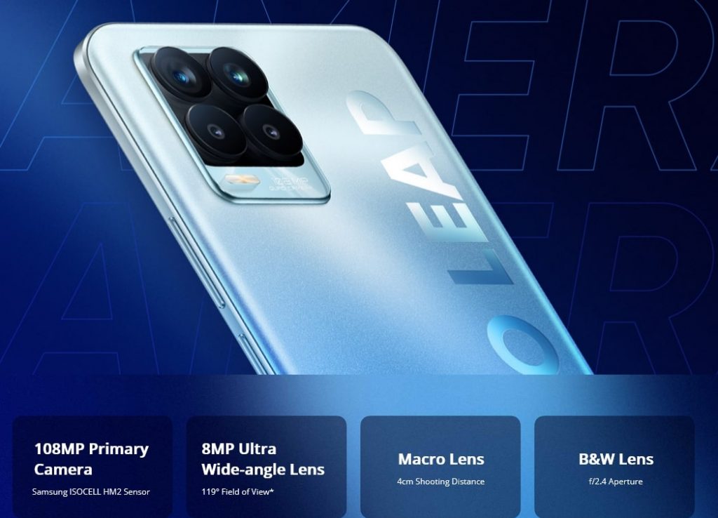 Realme 8 Pro 108-megapixel camera phone launched in India, Realme