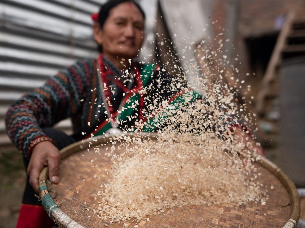 Chiura baji snack of nepal