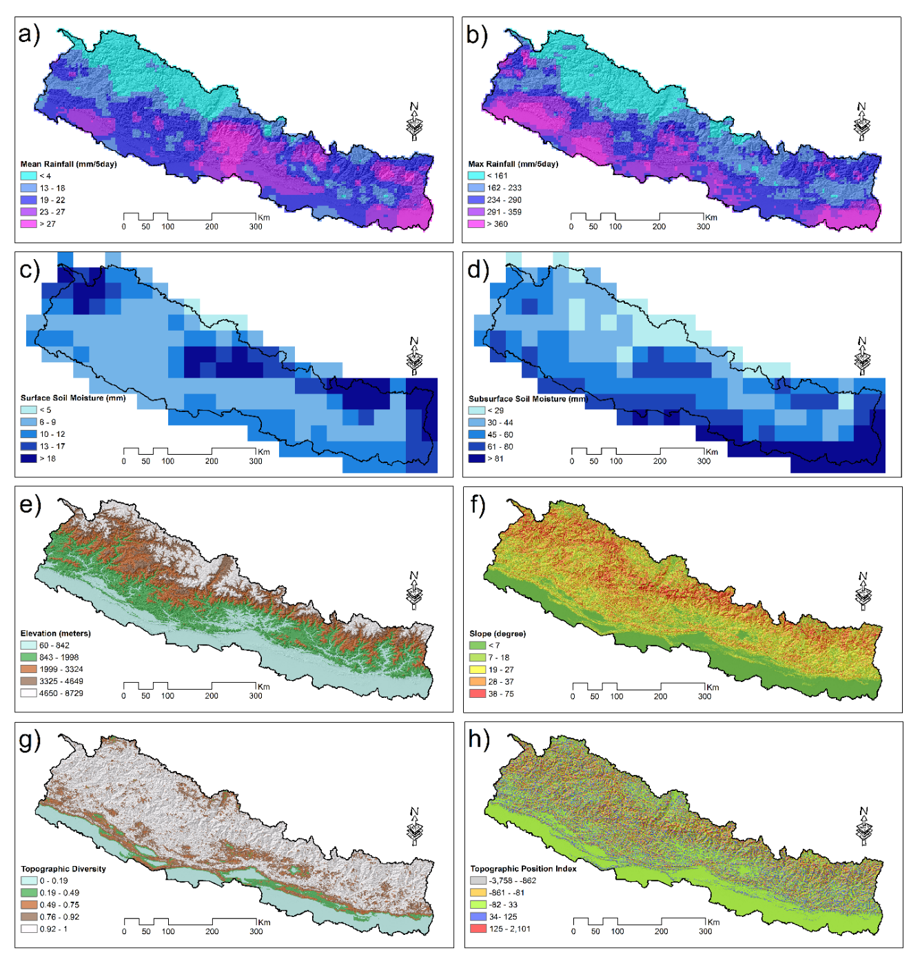 Landslide susceptibility and monsoon preparedness in Nepal An