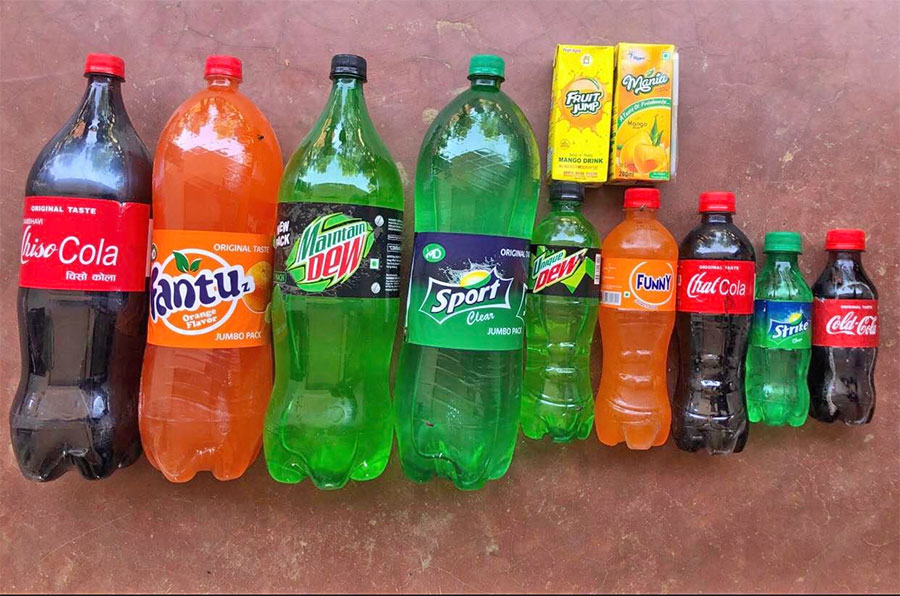 Fake cold drinks in Nepal can mostly be found in remote areas of the country. Intellectual property rights violation