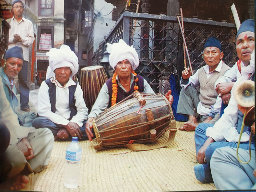 dapha bhajan dapa music newa baja khala kathmandu