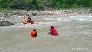(Updated) Karnali boat capsize: 1 killed, 3 missing and 1 injured