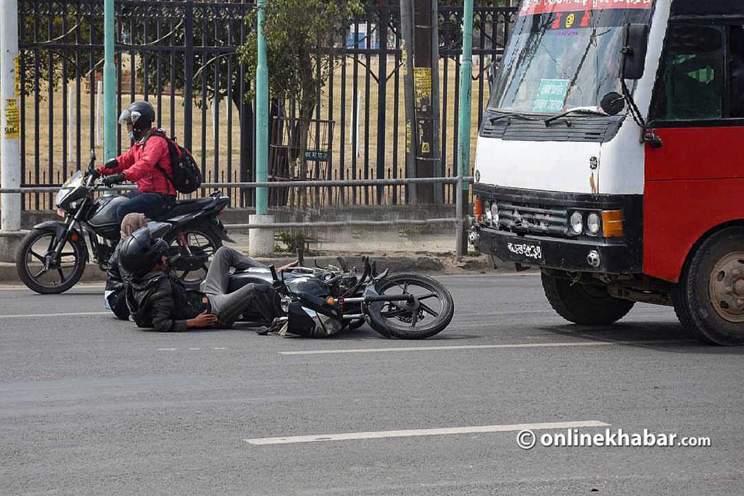 Accident in Kathmandu