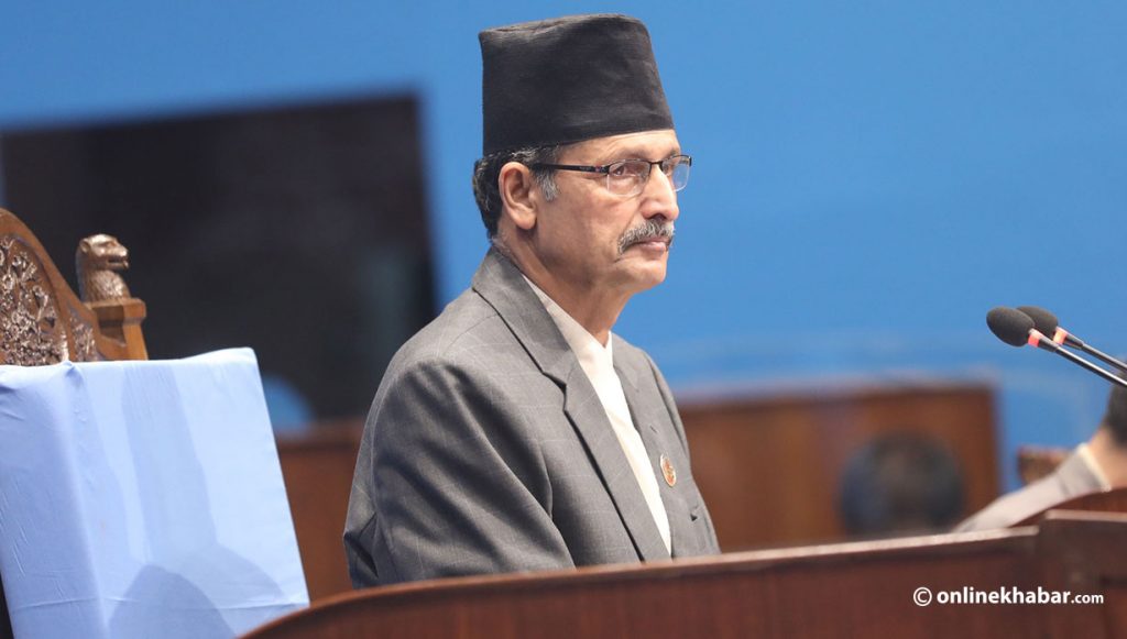 File: Agni Prasad Sapkota as the House of Representatives