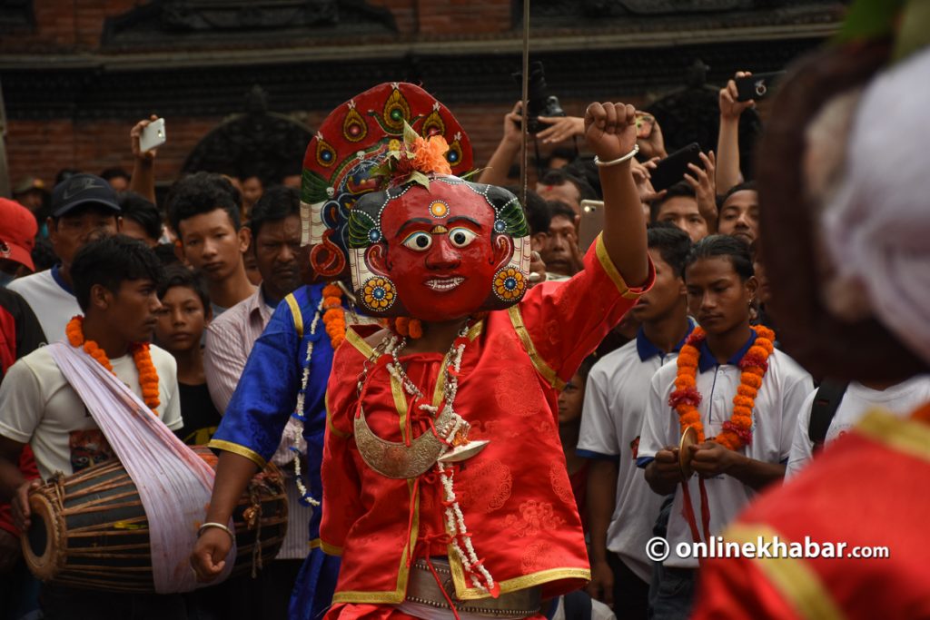 Chandi kumari dancing in basantapur