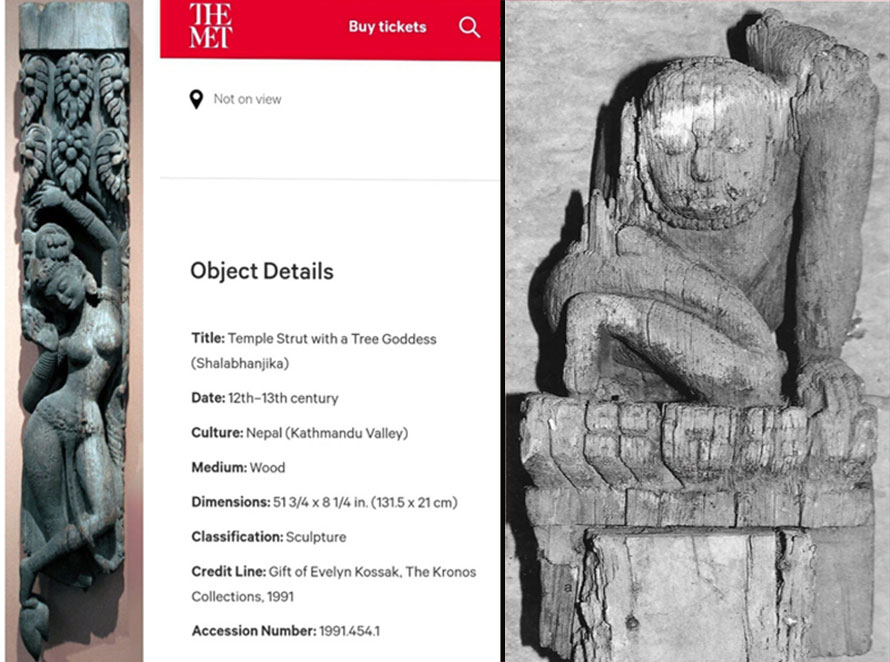 Śālabhañjikā Yakṣiṇī: Nepal's 'stolen' wooden idol awaits repatriation from New York