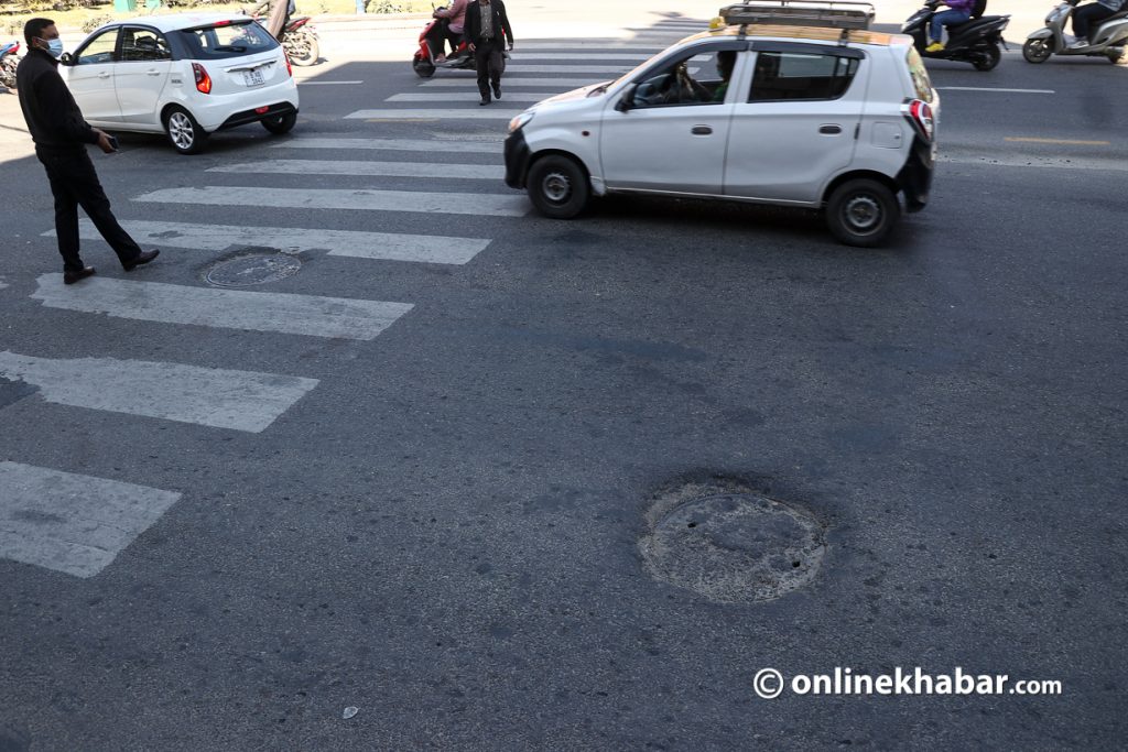 Kathmandu road safety manholes mismanagement