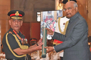 Nepal Army chief receives the honorary rank of Indian Army chief
