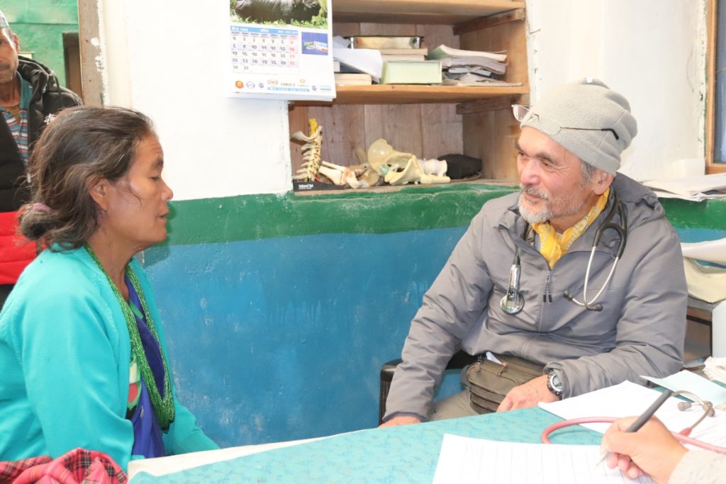 Ryukichi Ishida with patient