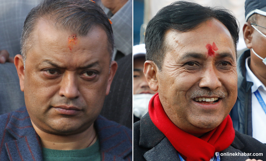 Gagan Thapa and Bishwa Prakash Sharma Nepali Congress