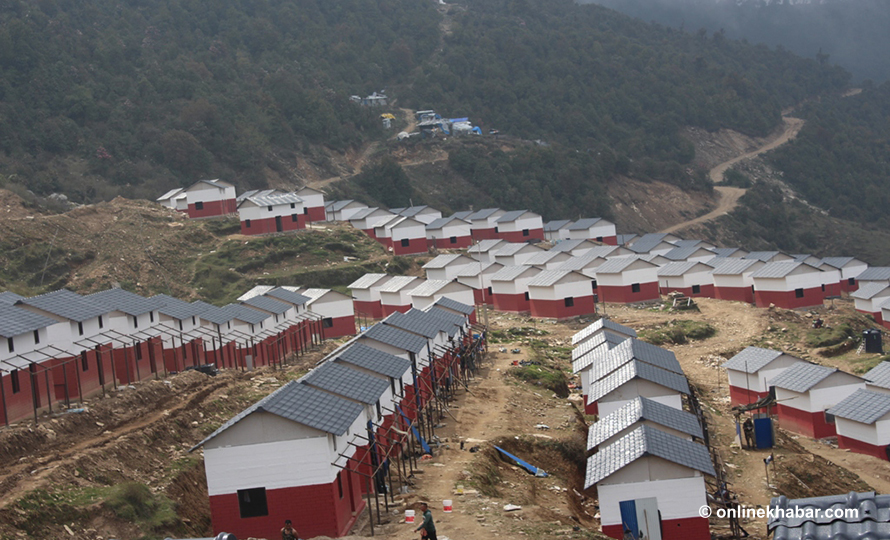 A model integrated settlement developed following the 2015 earthquake in Laprak of Gorkha
