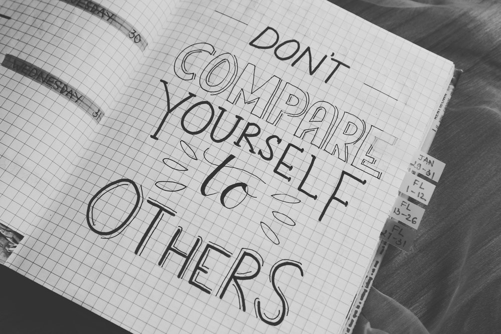 note to self no comparison self-worth