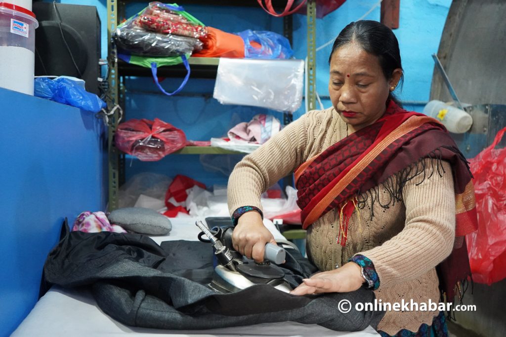 Besides washing and drying, Smart Dhobi Nepal also offers ironing services. 