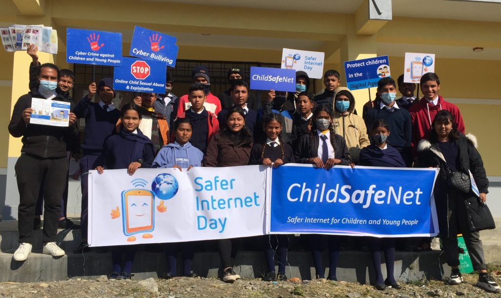 An awareness event about safety issues for the children using the internet. Photo: Child Safe Net