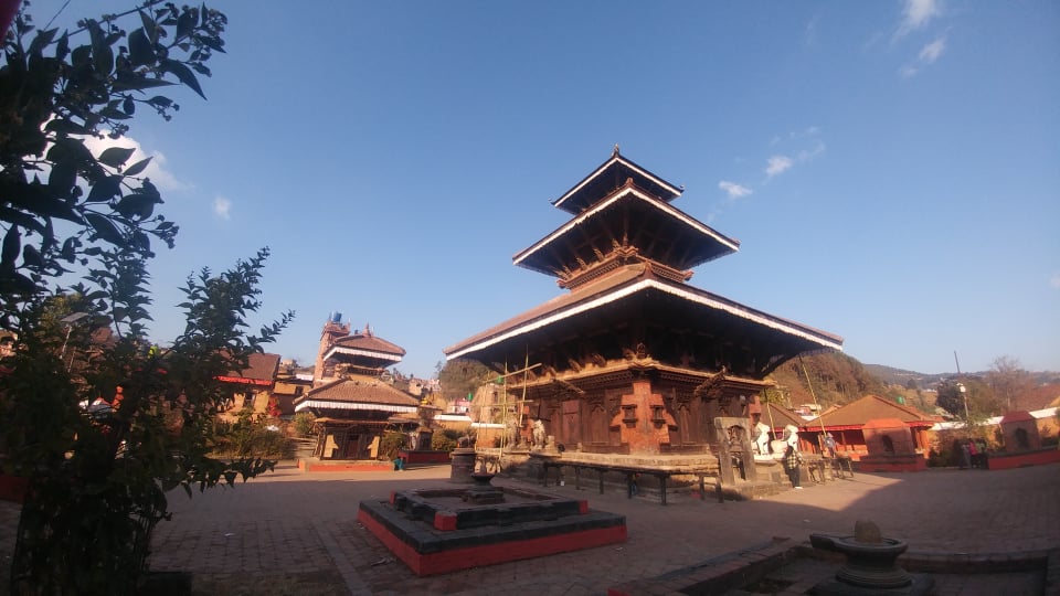 Indreshwar Mahadev temple in Panauti is decorated for Makar Mela 2022. Photo courtesy: Prasant Shrestha