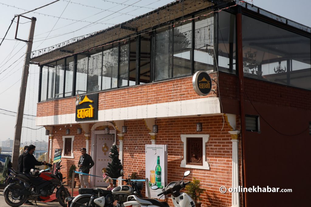 Restaurant at Manohara riverside. Photo: Bikash Dware