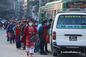 Kathmandu valley officials limit the odd-even rule to private vehicles and taxis only