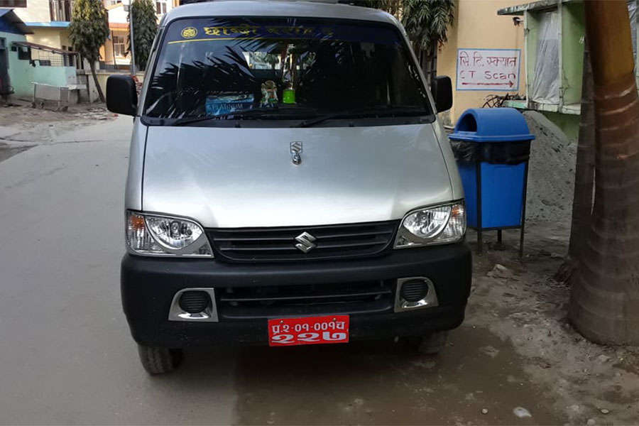 This vehicle has been found used to take the woman for a gang rape in Sundarharaicha, Morang, on Friday, January 21, 2022.