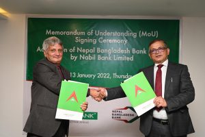 Nabil, Nepal Bangladesh banks sign merger agreement