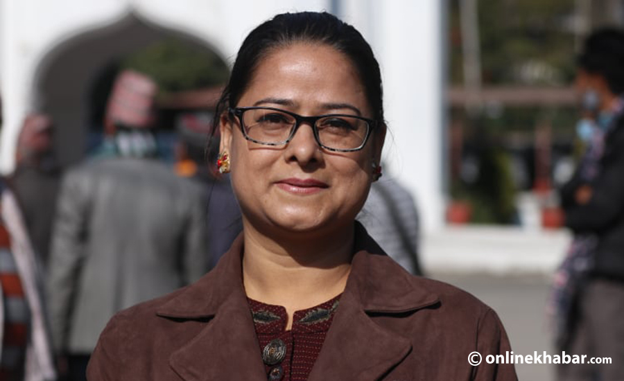 Ranjita Shrestha, the wife of Resham Chaudhary, has applied for the registration of the Nagarik Unmukti Party, on Monday, January 3, 2022. 