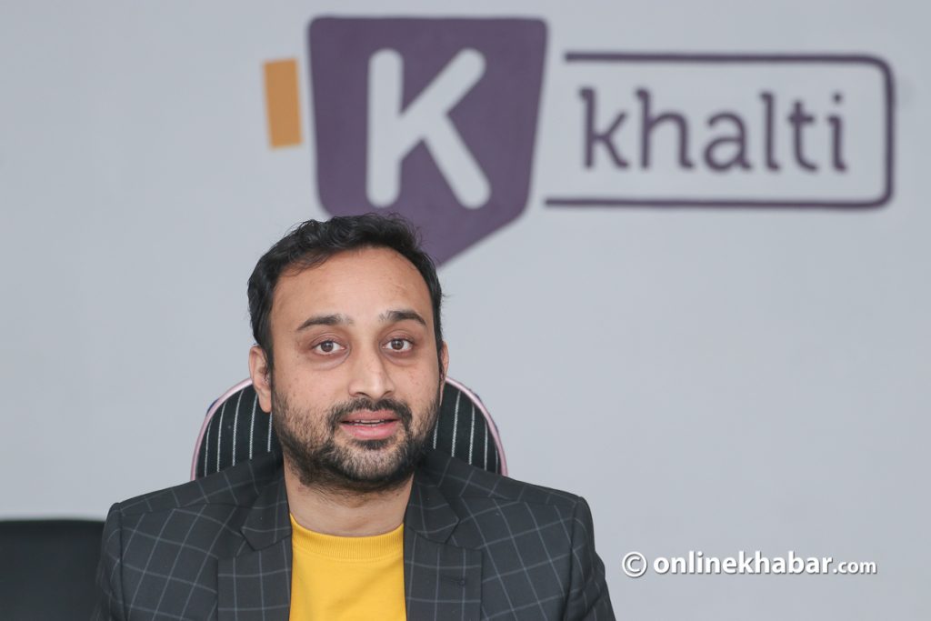 Amit Agrawal, one of the co-founders of Khalti