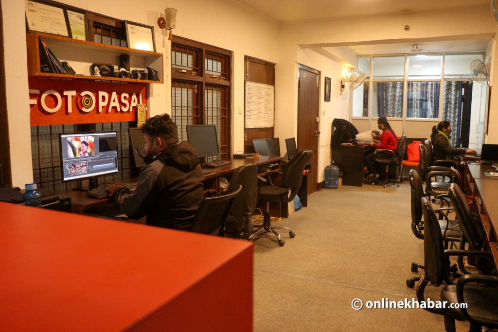 Fotopasal office. Photo: Aryan Dhimal