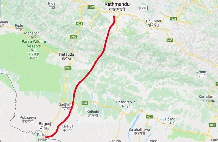 The proposed Kathmandu-Raxaul railway will connect Nepal's capital with the bordering Indian city within a duration of a couple of hours.