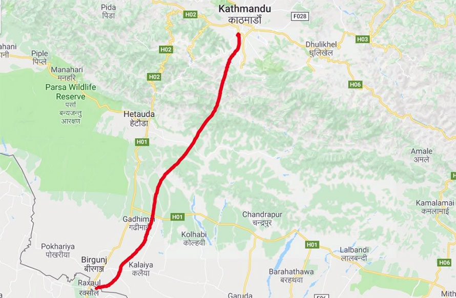 प्रस्तावित काठमांडू-रक्सौल रेलवे कुछ ही घंटों में नेपाल की राजधानी को सीमावर्ती भारतीय शहर से जोड़ेगा।