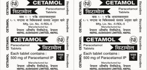 Cetamol, Nepal’s paracetamol brand, gets more expensive, will cost more than Rs 2/tablet now
