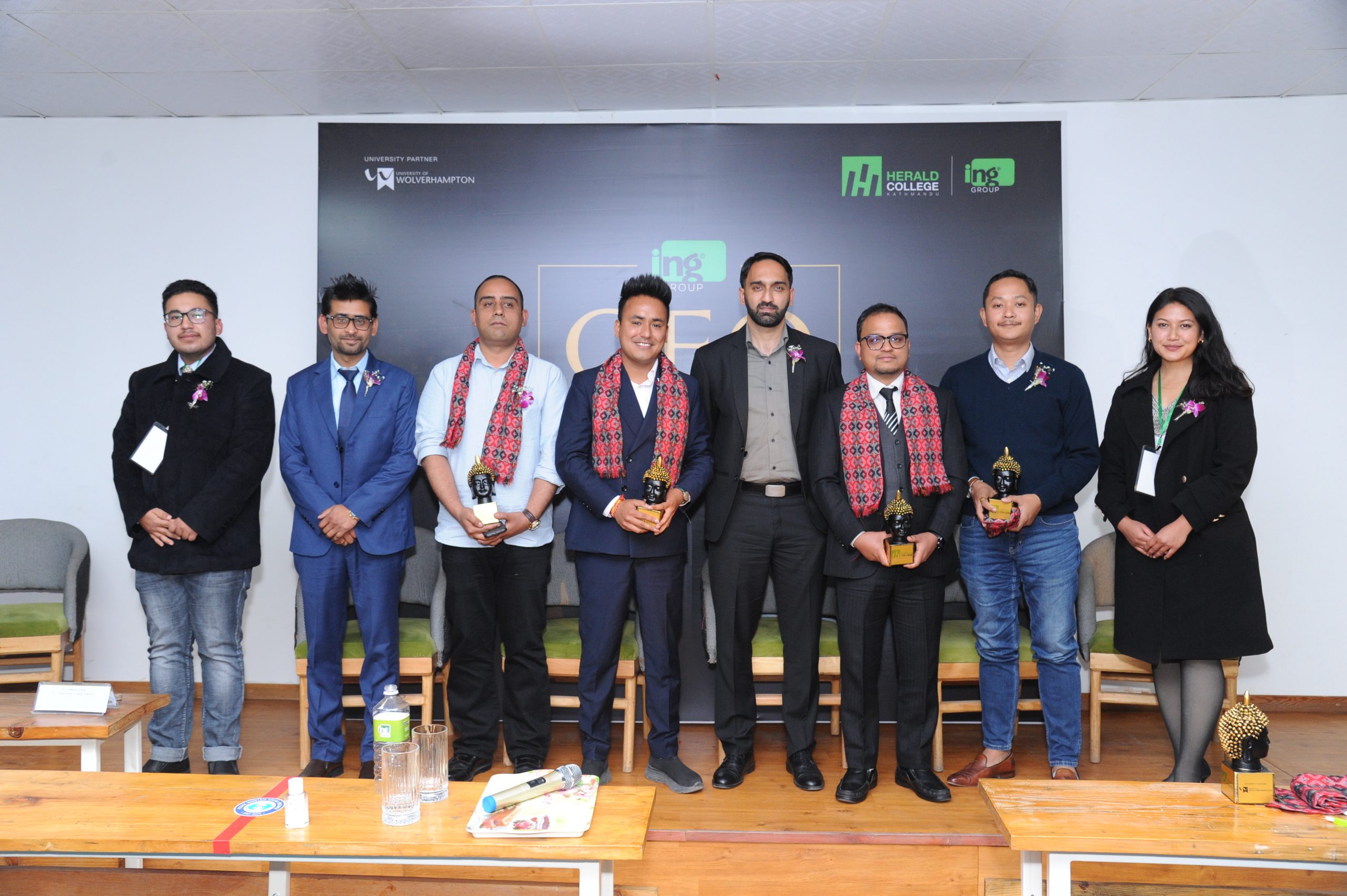 The Herald College Kathmandu hosted its first IMBA orientation and ING CEO meet in Kathmandu, in March 2022. Photo: Herald College