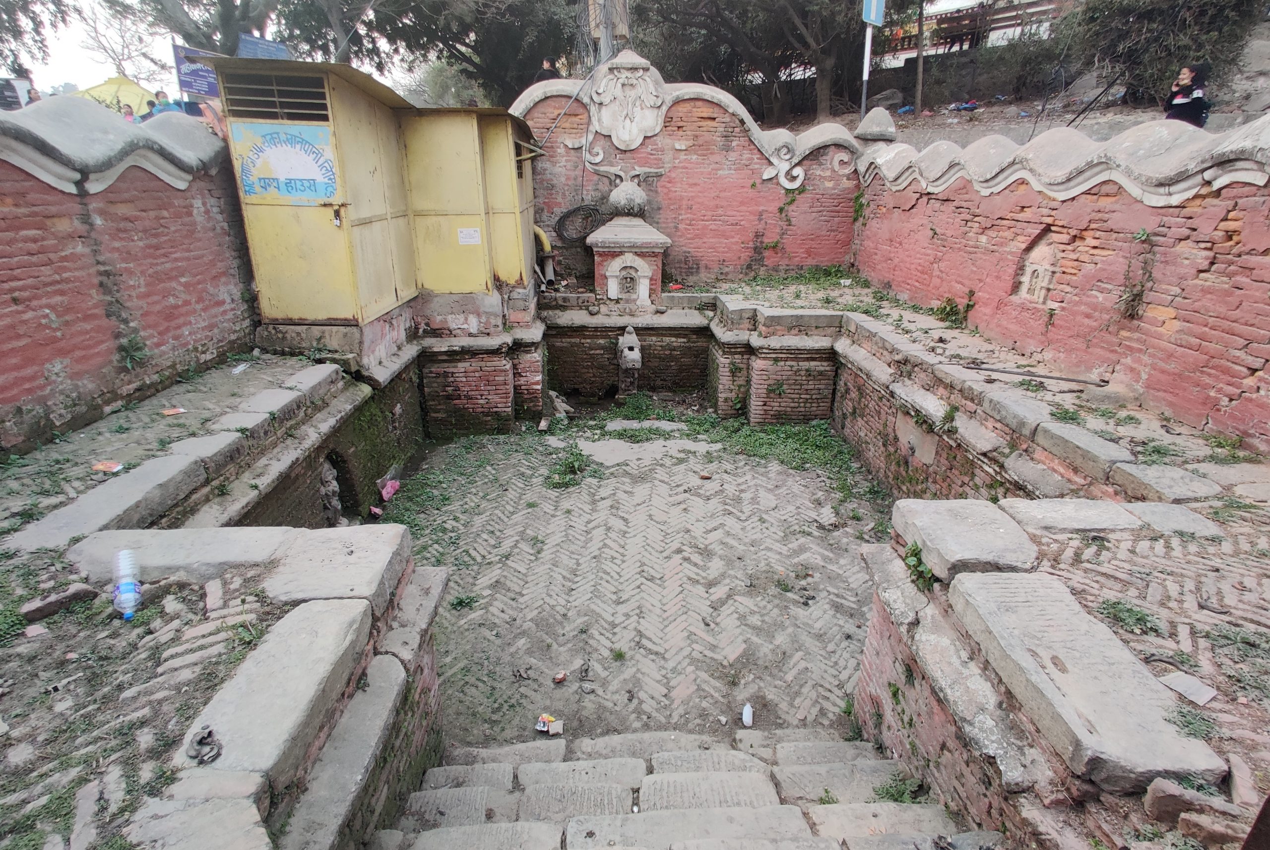 Swayambhu hitis water spouts of kathmandu