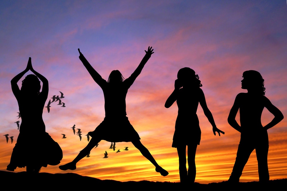 group of women liberating