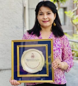 Indian government honours Nepali entrepreneur, Prakriti Mainali