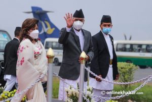 Nepal PM Sher Bahadur Deuba reaches New Delhi on official India trip