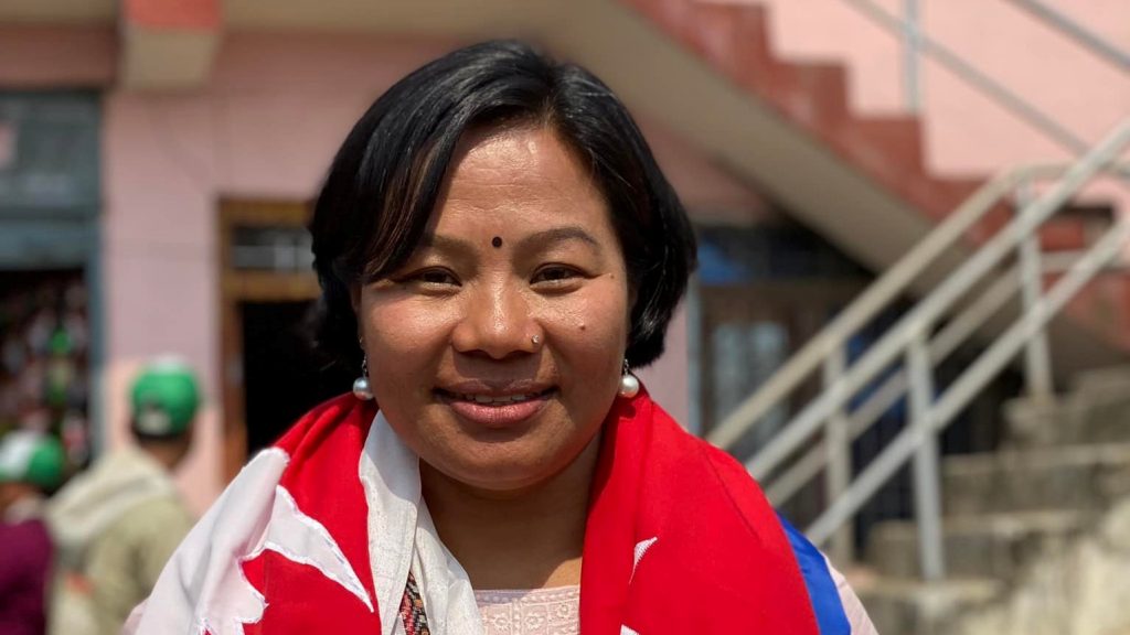 female independent candidates Maya Gurung