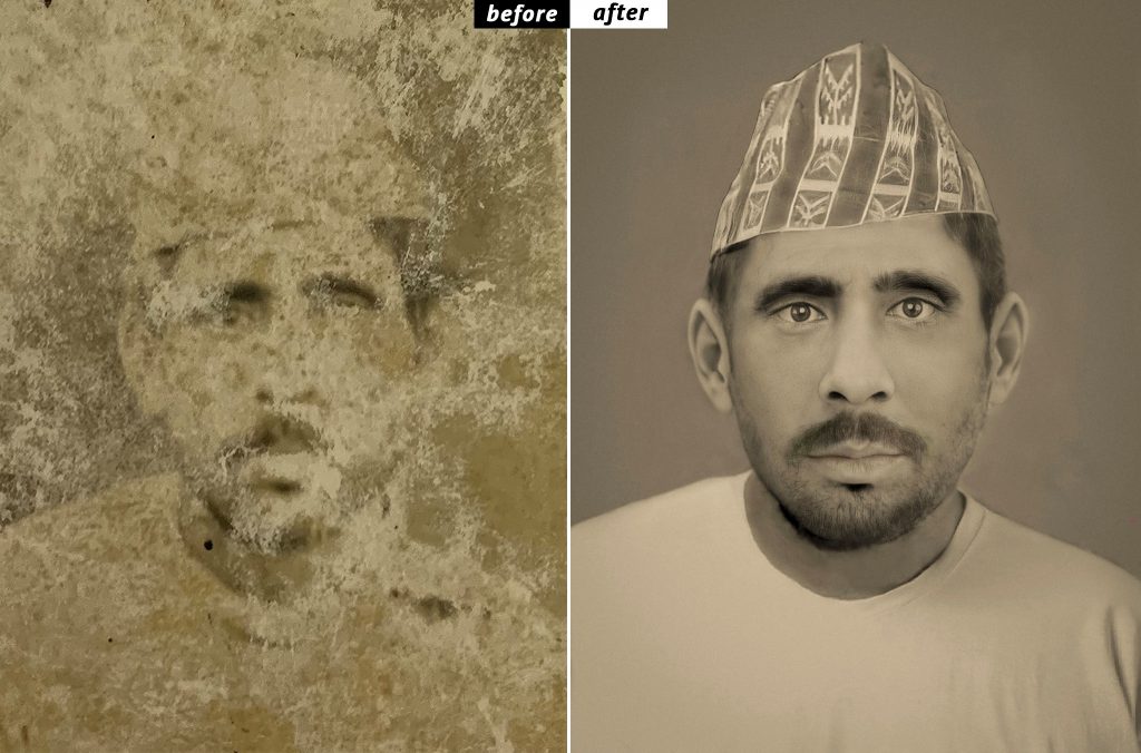 Photo Restoration Nepal work images (1)