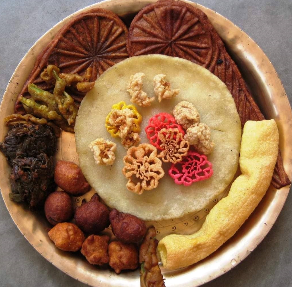 A special delicacy prepared for the Joorshital/Siruwa festival