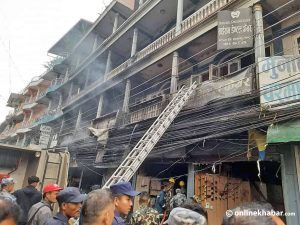 Chitwan fire reduces property worth millions to ashes