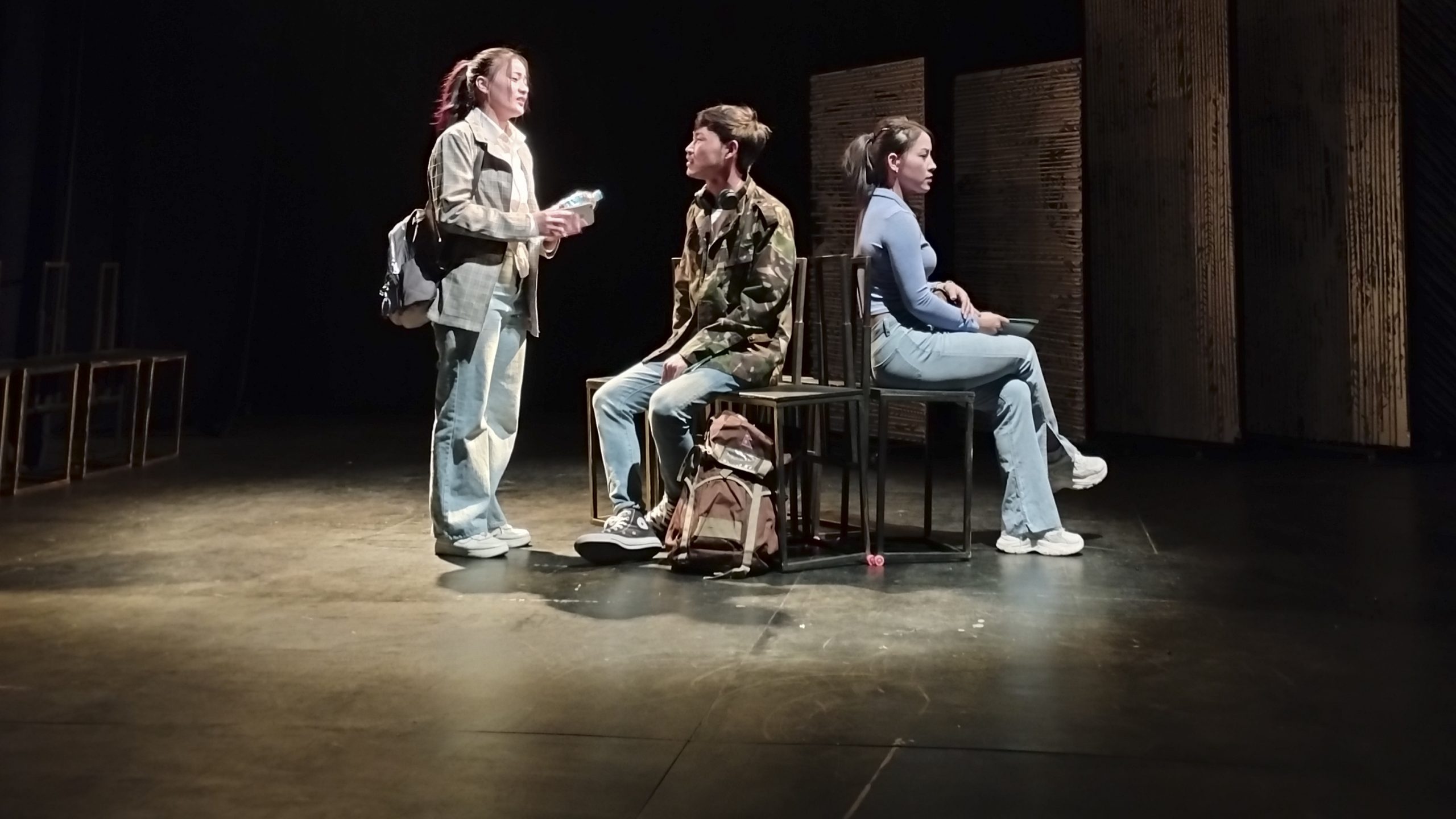 Actors in the play, Teen Transit, at Mandala Theatre