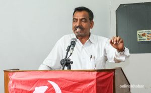 Police briefly detain Dharmendra Bastola, the chief of CPN-Majority, Bipalv Maoists’ splinter group