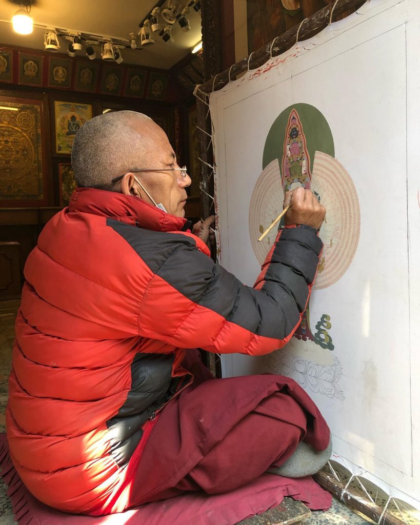 Image: Lama Thanka Painting School
