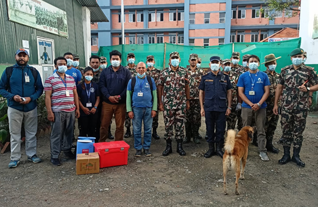 Manumitra team at singhadurbar dog management zone