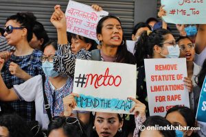 Activists demonstrate outside PM’s residence demanding survivor-friendly rape laws