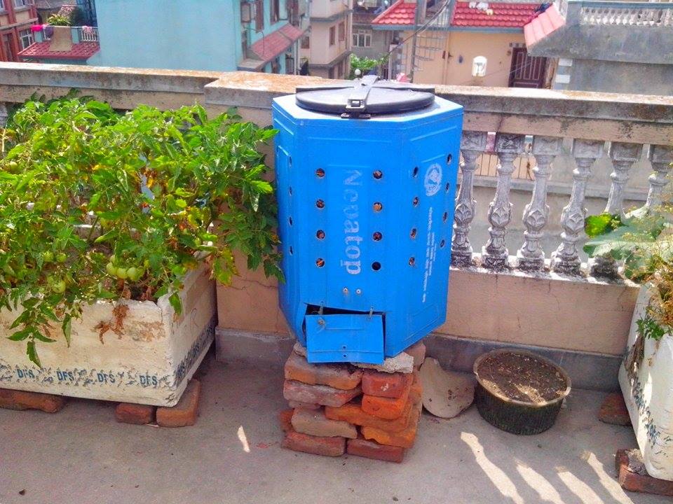 compost bin for waste management