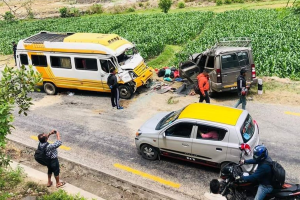 Kavre bus-SUV collision kills 5