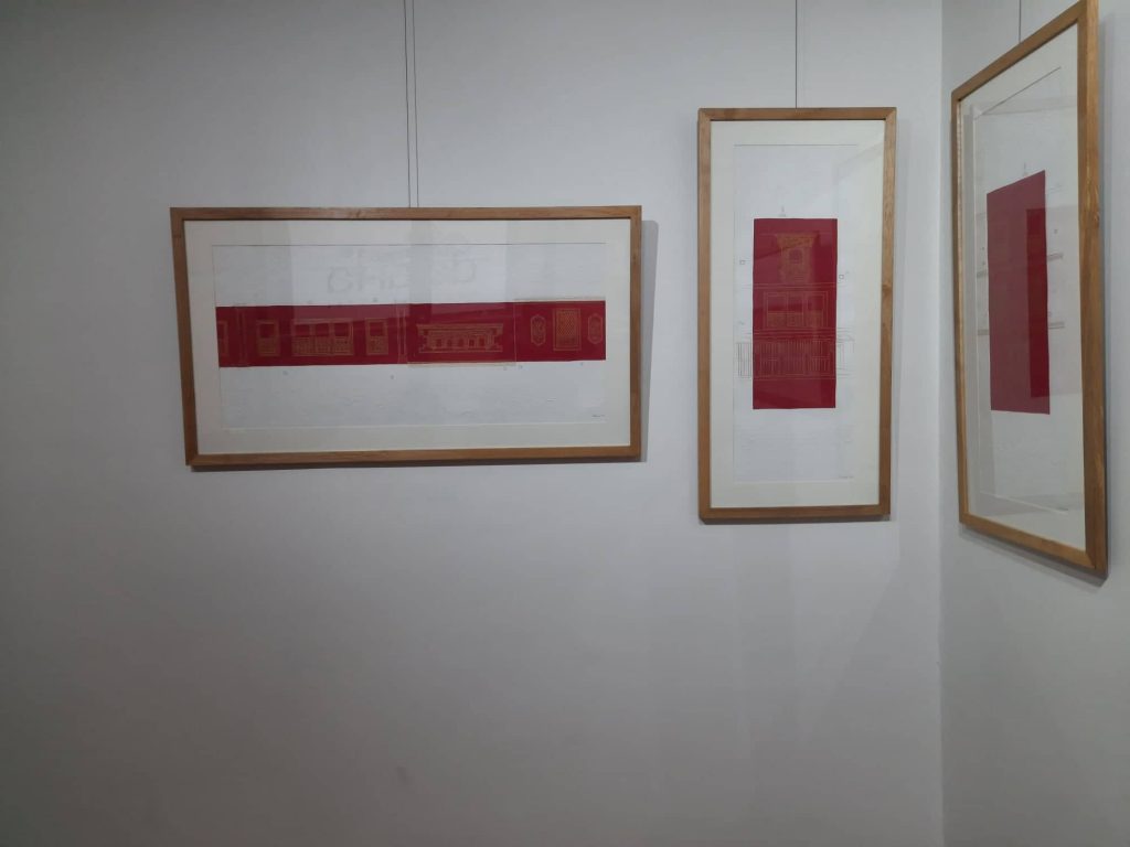 'Chen: Overlooked reality' by artist Sushma Shakya art exhibition that began at Dalai-La Art Space, Thamel.