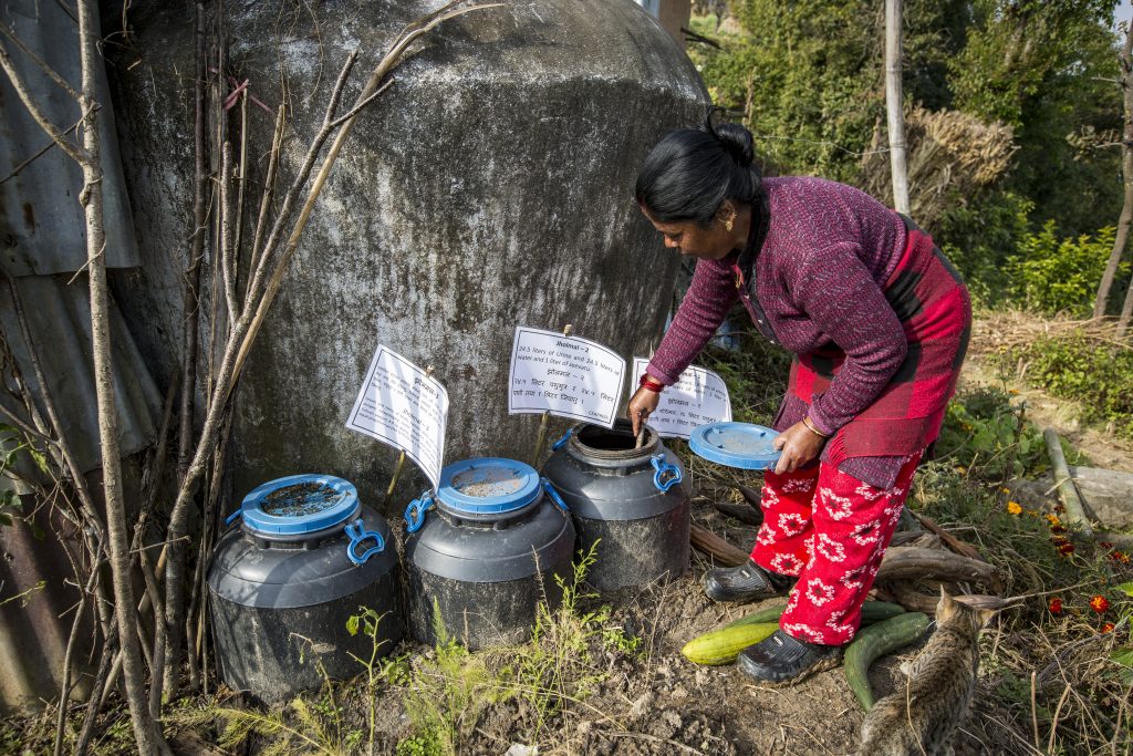 Kavre village Dhulikhel ICIMOD local vegetables